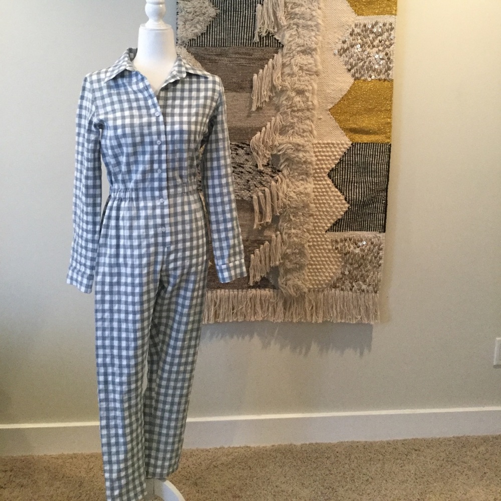 Brand New Gingham Jumpsuit